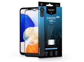Samsung A146B Galaxy A14 5G edzett üveg képernyővédő fólia - MyScreen Protector Diamond Glass Lite Edge2.5D Full Glue - black