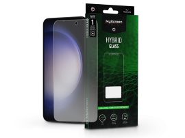 Samsung S906 Galaxy S22+ 5G/Galaxy S23+ rugalmas üveg képernyővédő fólia -      MyScreen Protector Hybrid Glass Green - transparent