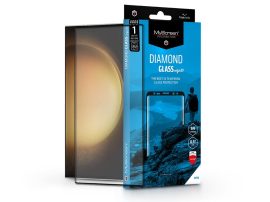 Samsung SM-S918 Galaxy S23 Ultra edzett üveg képernyővédő fólia ívelt kijelzőhöz- MyScreen Protector Diamond Glass Edge3D - fekete