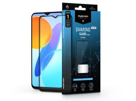Honor X8 5G edzett üveg képernyővédő fólia - MyScreen Protector Diamond Glass   Lite Edge2.5D Full Glue - black