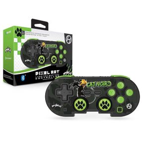   Hyperkin Pixel Art Miraculous Nintendo Switch/PC/Mac/Android Fekete macska" BT kontroller"