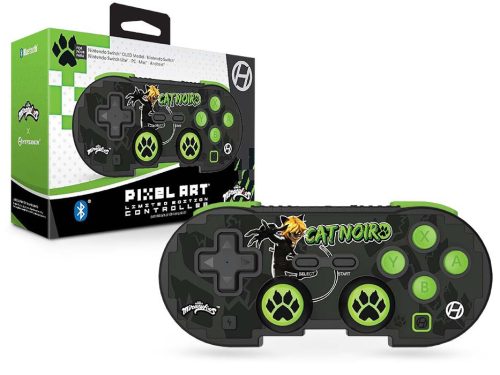 Hyperkin Pixel Art Miraculous Nintendo Switch/PC/Mac/Android Fekete macska" BT kontroller"