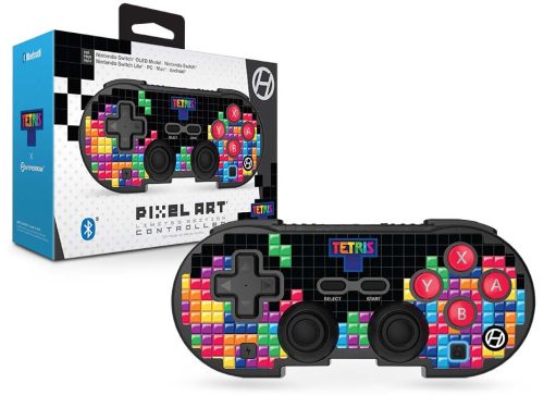 Hyperkin Pixel Art Tetris Nintendo Switch/PC/Mac/Android Tetrimino Stack" BT kontroller"
