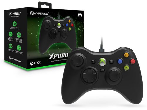 Hyperkin Xenon Xbox Series>One/Windows 11|10 fekete Xbox liszenszelt vezetékes kontroller
