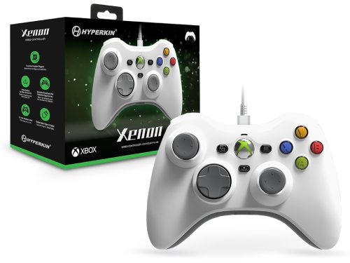 Hyperkin Xenon Xbox Series>One/Windows 11|10 fehér Xbox liszenszelt vezetékes kontroller