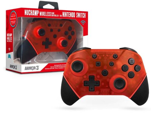 Armor3 NuChamp Nintendo Switch Rubin vörös vezeték nélküli kontroller