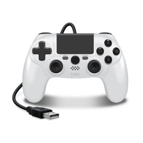 Cirka NuForce PS4/PC/Mac fehér vezetékes kontroller