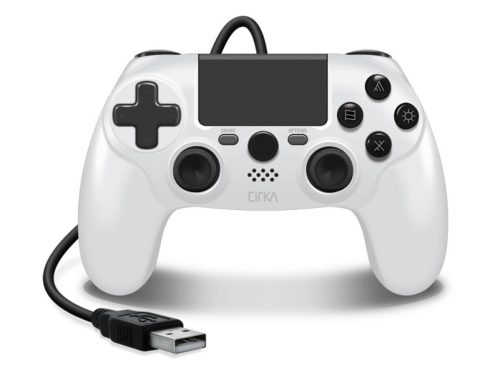 Cirka NuForce PS4/PC/Mac fehér vezetékes kontroller