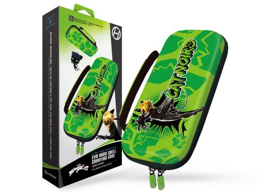 Hyperkin Miraculous EVA Nintendo Switch/Switch OLED/Switch Fekete macska" erősített utazótok"