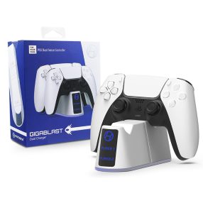 Hyperkin GigaBlast PS5 Fehér dupla töltőállomás