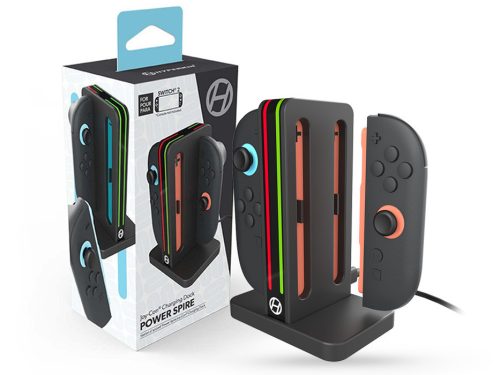 Hyperkin Power Spire Nintendo Switch 2 Joy-Con Fekete töltőállvány