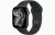 Apple Watch Series 11 GPS, 42 mm-es kozmoszfekete alumíniumtok, fekete sportszíj – S/M