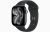 Apple Watch Series 11 GPS, 46 mm-es kozmoszfekete alumíniumtok, fekete sportszíj – M/L