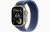 Apple Watch Ultra 3 GPS + Cellular, 49 mm-es natúr titántok, kék-élénkkék Terep pánt – M/L