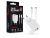 Maxlife MXTC-06 PD+QC 20W hálózati gyorstöltő adapter USB + Type-C + Type-C/Lightning kábel - fehér