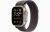 Apple Watch Ultra 2 GPS + Cellular, 49 mm-es titántok, kék-fekete Terep pánt – S/M