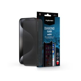   MyScreen antiSPY - Apple iPhone 15 Pro Max üvegfólia beteketintés elleni védelemmel