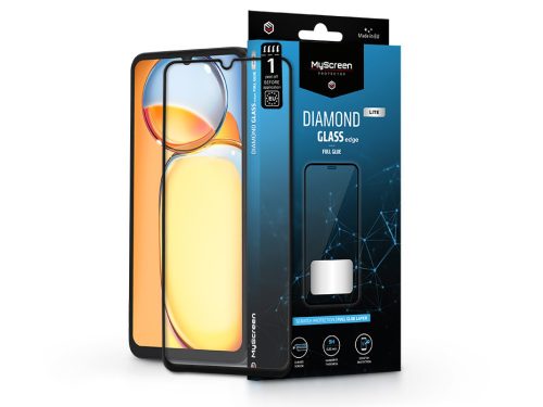 MyScreen Diamond Glass Lite Edge 2.5D Full Glue - Xiaomi Redmi 13C/13R üvegfólia