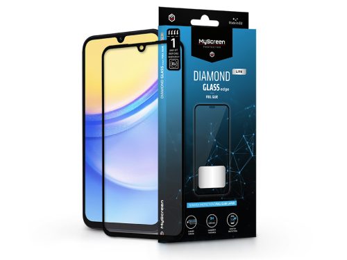 MyScreen Diamond Glass Lite Edge 2.5D Full Glue - Samsung A155 Galaxy A15 4G üvegfólia