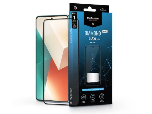 MyScreen Diamond Glass Lite Edge 2.5D Full Glue - Xiaomi Redmi Note 13 4G/5G üvegfólia
