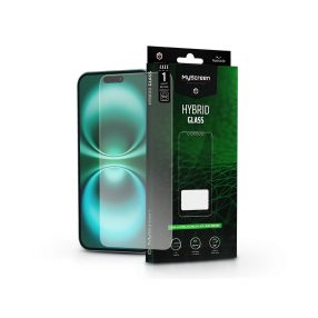   MyScreen Hybrid Glass Green - Apple iPhone 16 Plus rugalmas üvegfólia