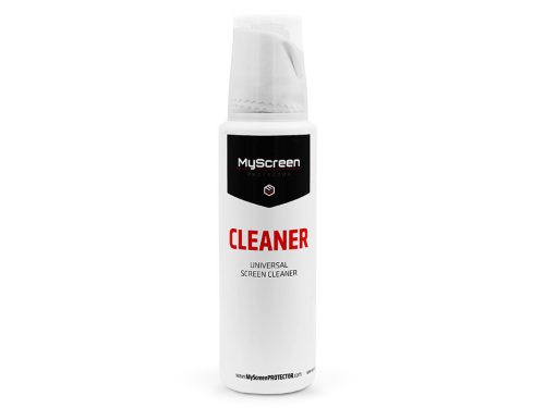 MyScreen képernyőtisztító folyadék + mikroszálas törlőkendő - 250ML
