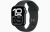 Apple Watch Series 10 GPS, 42 mm-es kozmoszfekete alumíniumtok, fekete sportszíj – S/M