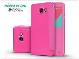 Samsung A710F Galaxy A7 (2016) oldalra nyíló flipes tok - Nillkin Sparkle - pink