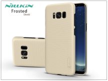   Samsung G955F Galaxy S8 Plus hátlap képernyővédő fóliával - Nillkin Frosted     Shield - arany