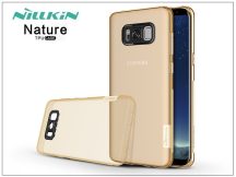   Samsung G955F Galaxy S8 Plus szilikon hátlap - Nillkin Nature - aranybarna