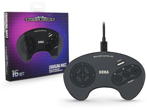 Numskull SEGA Mega Drive kontroller 10W vezeték nélküli töltőpad