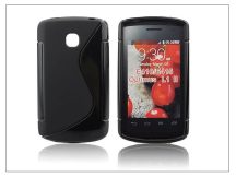 LG E410 Optimus L1 II szilikon hátlap - S-Line - fekete