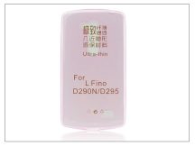 LG D290N L Fino szilikon hátlap - Ultra Slim 0,3 mm - pink