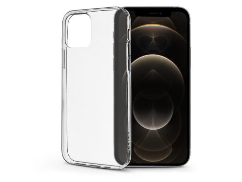 Haffner Soft Clear szilikon tok - Apple iPhone 12 Pro Max - átlátszó