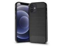 Apple iPhone 12 Mini szilikon hátlap - Carbon - fekete