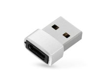 Type-C - USB-A adapter - ezüst - ECO csomagolás
