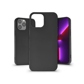   Haffner Soft Premium szilikon tok - Apple iPhone 13 Pro Max - fekete