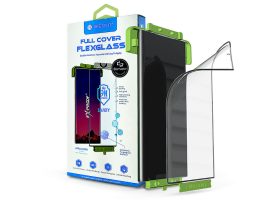 Samsung S908B Galaxy S22 Ultra 5G rugalmas üveg képernyővédő fólia - Bestsuit   Flexglass 3D Full Cover Biomaster - fekete