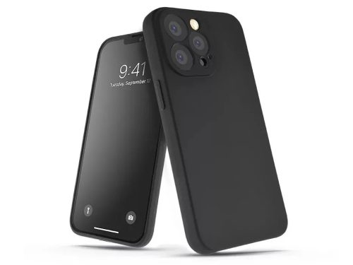 Haffner Soft szilikon tok - Xiaomi Redmi Note 12 5G/Poco X5 5G - fekete