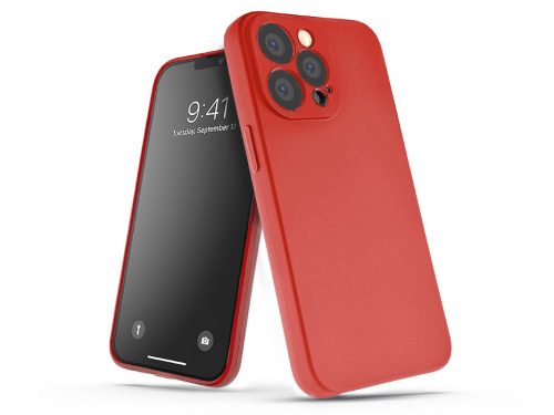 Haffner Soft szilikon tok - Xiaomi Redmi Note 12 5G/Poco X5 5G - piros