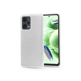   Haffner Shining szilikon tok - Xiaomi Redmi Note 12 5G/Poco X5 5G - ezüst