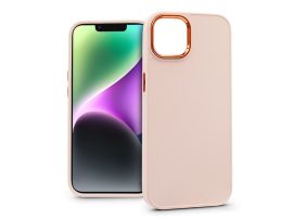 Apple iPhone 14 szilikon hátlap - Frame - rózsaszín