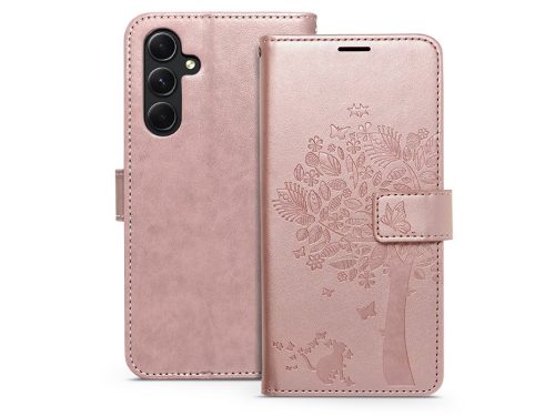 Haffner Mezzo Book Flip oldalra nyíló tok - Samsung SM-A546 Galaxy A54 5G - rose gold