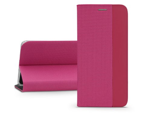 Haffner Sensitive Book Flip oldalra nyíló tok - Xiaomi Redmi Note 12 Pro 5G/Poco X5 Pro 5G - pink