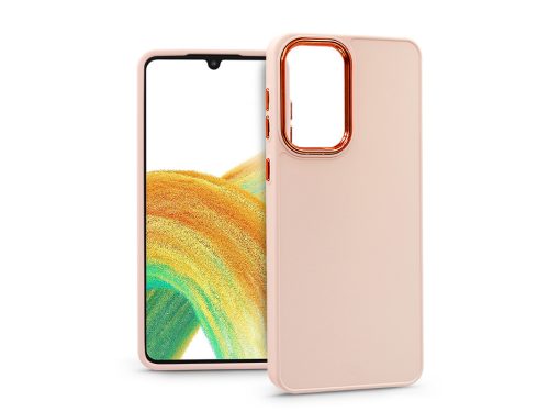 Haffner Frame szilikon tok - Samsung A336B Galaxy A33 5G - pink