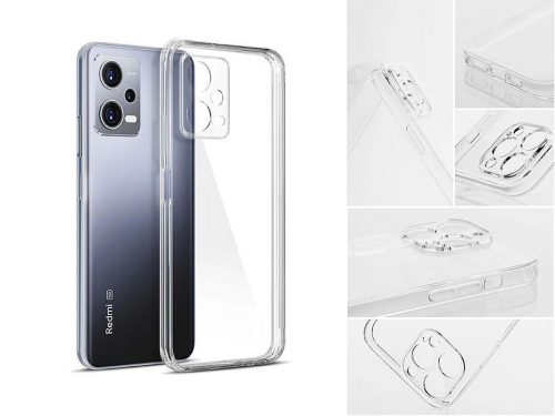 Haffner Clear Case szilikon tok - Xiaomi Redmi Note 12 Pro 5G/Poco X5 Pro 5G - átlátszó - ECO