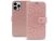 Haffner Mezzo Book Flip oldalra nyíló tok - Apple iPhone 15 Pro - mandala rose gold