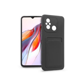   Haffner Card Case kártyatartós szilikon tok - Xiaomi Redmi 12C - fekete