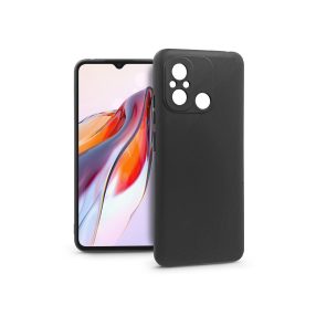 Haffner Soft szilikon tok - Xiaomi Redmi Note 12C - fekete