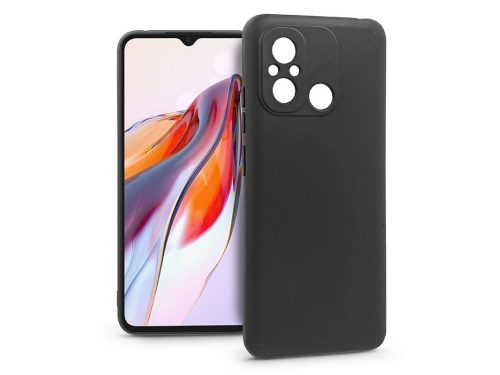 Haffner Soft szilikon tok - Xiaomi Redmi Note 12C - fekete